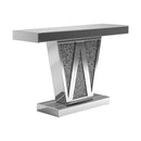 Crocus Rectangular Console Table Silver - NY Furniture Direct (NY)