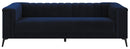 Chalet Tuxedo Arm Sofa Blue - NY Furniture Direct (NY)