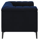 Chalet Tuxedo Arm Chair Blue - NY Furniture Direct (NY)