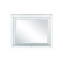 Gunnison Dresser Mirror with LED Lighting Silver Metallic - NY Furniture Direct (NY)