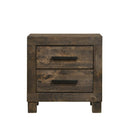 Woodmont 2-drawer Nightstand Rustic Golden Brown - NY Furniture Direct (NY)