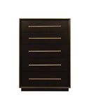 Durango 5-drawer Chest Smoked Peppercorn - NY Furniture Direct (NY)