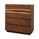 Winslow 4-drawer Chest Smokey Walnut and Coffee Bean - NY Furniture Direct (NY)