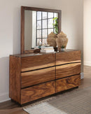 Winslow Dresser Mirror Smokey Walnut - NY Furniture Direct (NY)