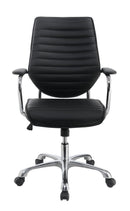 Chase High Back Office Chair Black and Chrome - NY Furniture Direct (NY)