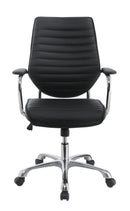 Chase High Back Office Chair Black and Chrome - NY Furniture Direct (NY)