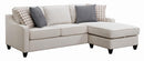 Mcloughlin Upholstered Sectional Platinum - NY Furniture Direct (NY)