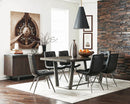 Aiken Tufted Dining Chairs Charcoal (Set of 4) - NY Furniture Direct (NY)