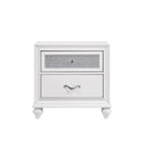 Barzini 2-drawer Nightstand White - NY Furniture Direct (NY)