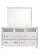Barzini Rectangle Dresser Mirror White - NY Furniture Direct (NY)