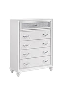 Barzini 5-drawer Chest White - NY Furniture Direct (NY)
