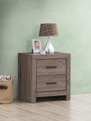 Brantford 2-drawer Nightstand Barrel Oak - NY Furniture Direct (NY)
