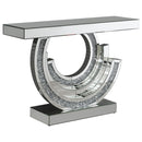 Imogen Multi-dimensional Console Table Silver - NY Furniture Direct (NY)