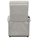 Herrera Power Lift Recliner with Wired Remote Beige - NY Furniture Direct (NY)