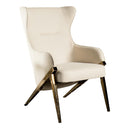 Walker Upholstered Accent Chair Cream and Bronze - NY Furniture Direct (NY)