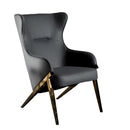 Walker Upholstered Accent Chair Slate and Bronze - NY Furniture Direct (NY)