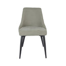 Cosmo Upholstered Curved Back Side Chairs (Set of 2) - NY Furniture Direct (NY)