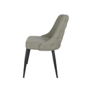 Cosmo Upholstered Curved Back Side Chairs (Set of 2) - NY Furniture Direct (NY)