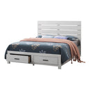 Brantford Eastern King Panel Bed Coastal White - NY Furniture Direct (NY)