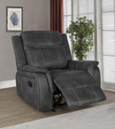 Lawrence Upholstered Tufted Back Glider Recliner - NY Furniture Direct (NY)