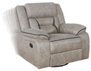 Greer Upholstered Tufted Back Glider Recliner - NY Furniture Direct (NY)
