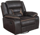 Greer Upholstered Tufted Back Glider Recliner - NY Furniture Direct (NY)