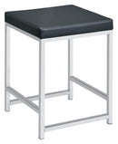 Afshan Upholstered Square Padded Cushion Vanity Stool - NY Furniture Direct (NY)