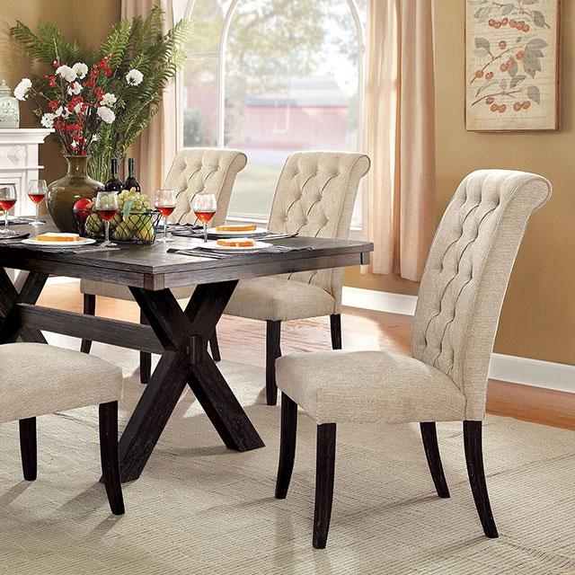 XANTHE Black Dining Table image