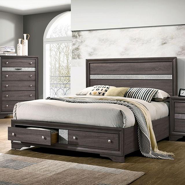 Chrissy Gray Queen Bed image