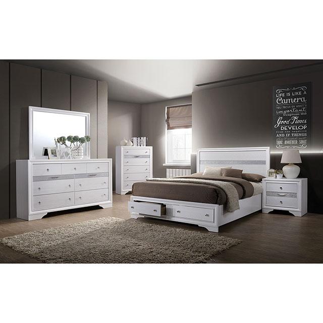 Chrissy White Queen Bed image