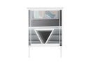 MARCO METALLIC WHITE MIRROR