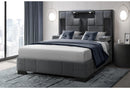 OSCAR DARK GREY 8 QUEEN BED