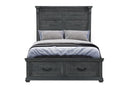 TATUM GREY FULL BED WITH STORAGE