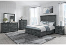 TATUM GREY FULL BED GROUP WITH STORAGE - NY Furniture Direct (NY)