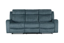 U6024 DARK GREY 9 RECLINING SOFA