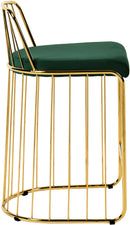 Gio Green Velvet Stool - NY Furniture Direct (NY)