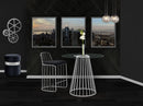 Gio Black Velvet Stool - NY Furniture Direct (NY)