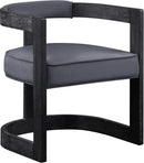 Regency Grey Velvet Dining Chair - NY Furniture Direct (NY)