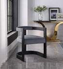 Regency Grey Velvet Dining Chair - NY Furniture Direct (NY)