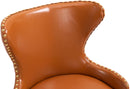Hendrix Cognac Faux Leather Office Chair - NY Furniture Direct (NY)