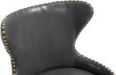 Hendrix Grey Faux Leather Office Chair - NY Furniture Direct (NY)