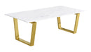 Cameron Gold Coffee Table - NY Furniture Direct (NY)
