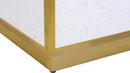 Glitz White Faux Marble Coffee Table - NY Furniture Direct (NY)
