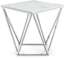 Skyler Chrome End Table