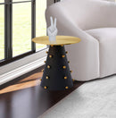 Raven Black / Gold End Table - NY Furniture Direct (NY)
