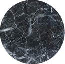 Omni Black Faux Marble End Table - NY Furniture Direct (NY)