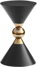 Malia Black / Gold End Table - NY Furniture Direct (NY)