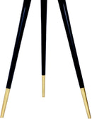 Reflection Gold / Black End Table - NY Furniture Direct (NY)
