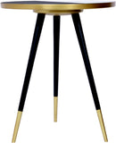 Reflection Gold / Black End Table - NY Furniture Direct (NY)
