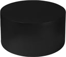Cylinder Matte Black Coffee Table - NY Furniture Direct (NY)